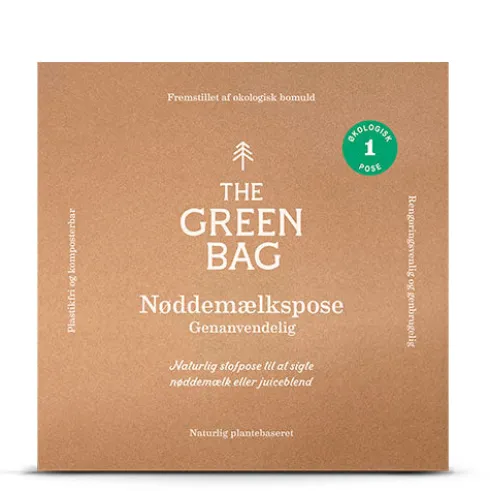 Nøddemælkspose af Økologisk Bomuld 30 x 30 cm