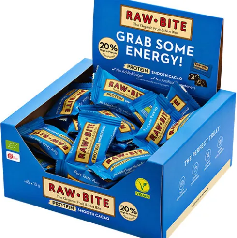 Officebox Protein Smooth Cacao 45x15g Økologisk