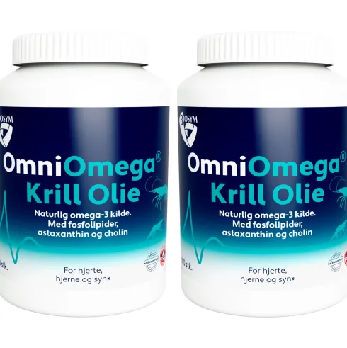 Omniomega Krill Olie | 2 x 100 kapsler