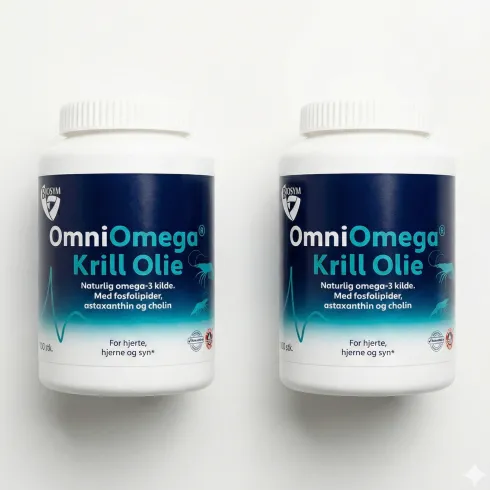Omniomega Krill Olie | 2 x 100 kapsler