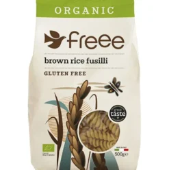 Organic Brun Ris Fusilli Skruer Gl. Fri Doves Økologisk | 500 gr