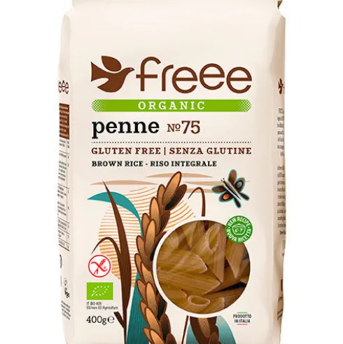 Organic Brun Ris Pasta Penne Gl.fri Doves Økologisk | 500 g