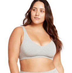 Padded Shaper Crop Bra Lysegrå | Str. L