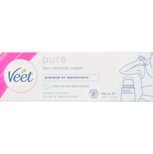 Pure Hair Removal Cream Sensitive Skin Bikini & Underarm.