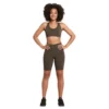 Racerback Sports Bra Dark Olive | Str Xs