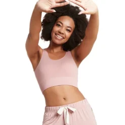 Ribbed Seamless Bra Dusty Pink | Str. Xl