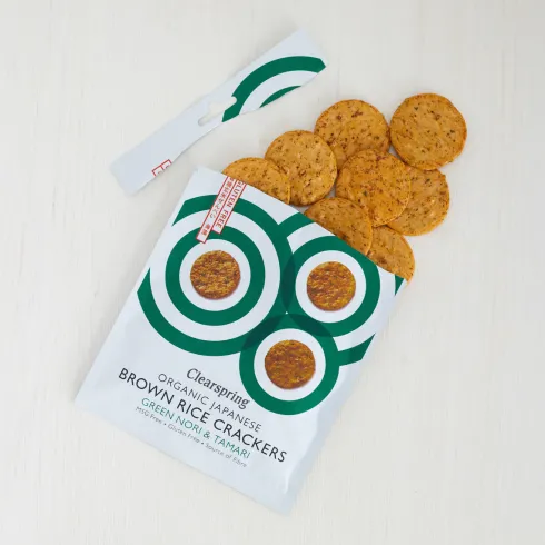 Rice Cracker Økologisk Glutenfri | Nori Tang & Tamari