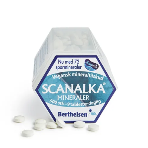 Scanalka Mineraler