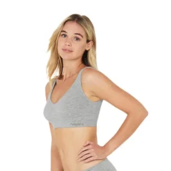 Shaper Crop Bra Lysegrå | Str. M