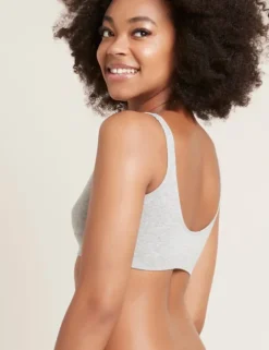 Shaper Crop Bra Lysegrå | Str. M