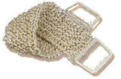 Sisal-massagestrop Finstrikket