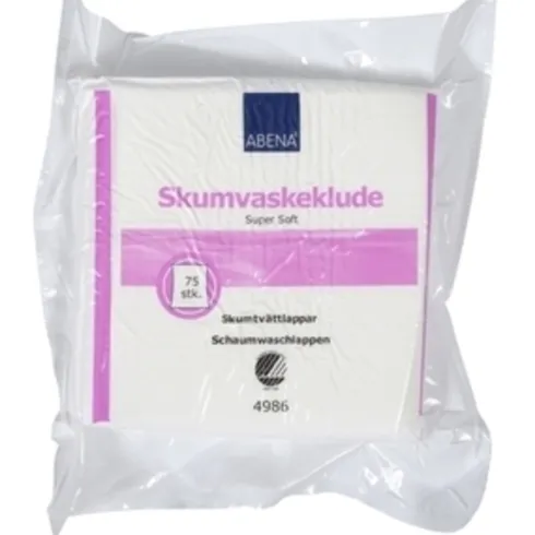 Skumvaskeklude Svanemærket | 75 stk