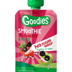 Smoothie Klemmepose | Jordbær & Æble