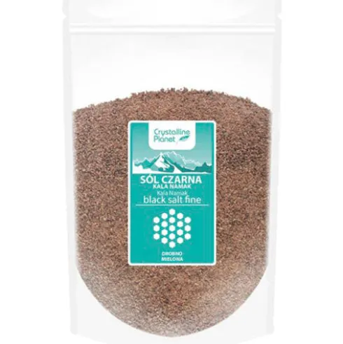 Sort salt (Kala Namak), Fint