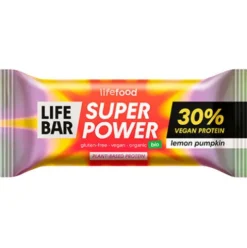 Super Power Proteinbar Økologisk | Lemon Pumpkin