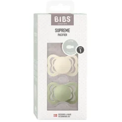 Supreme Silicone Size 1 Ivory/Sage 2 PACK