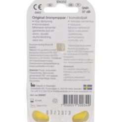 SwedSafe Original Ørepropper 5 par | Str. L
