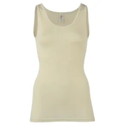 Top, Uld/silke, Natural | Str. 38/40