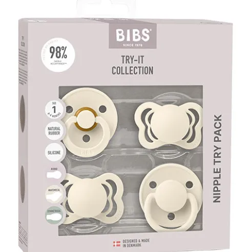 Try-it collection Size 1 Ivory 4 PACK