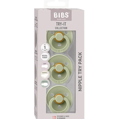 Try-it Colour Size 1 Sage 3 Pack