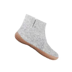 Uldstøvle m. Gummi Sål Light Grey | 44