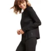 Women´s Long Sleeve Hooded T-shirt Black | Str. Xs
